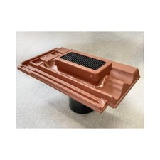 Sanitärlüfter  unter PV-Anlage für Erlus Falzziegel Rhedach (Ton/PVC)