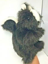 Skunk Puppet 15" Long Woodland Animals Hand Puppet Toy Padded