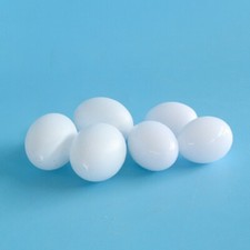 6Pcs White Solid Plastic Pigeon Dove Eggs Dummy Egg Improve Laying Survival Rate