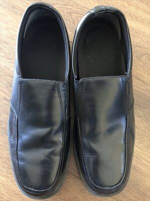 Nunn Bush Mens Bleeker Round Toe Slip On Shoes, Black, Size  display picture 1