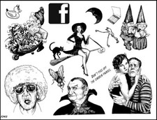 Unmounted Rubber Stamp Plate, Unmounted/Uncut Pink Rubber Stamps