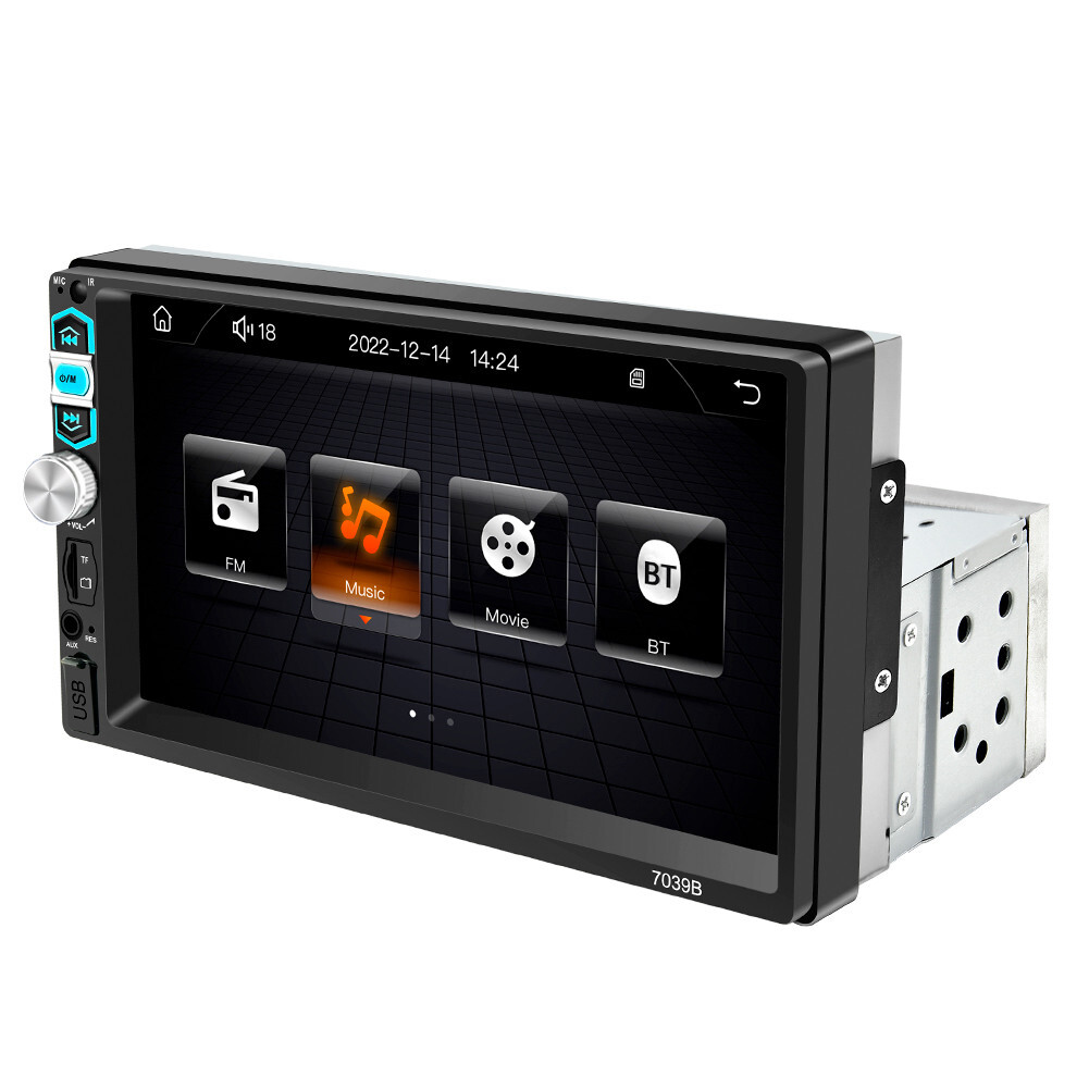 7in1 Touchscreen Car Stereo with Bluetooth Remote and Multimedia Player  