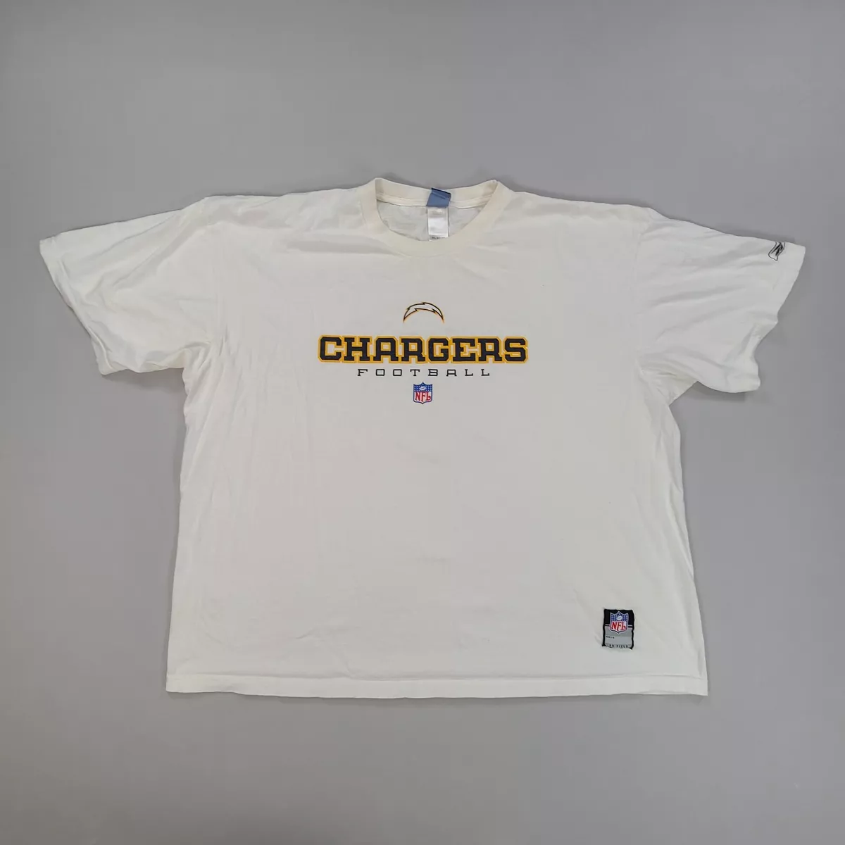 White chargers sales shirt