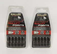 Allen Fat Belly Bullet Points 5/16" Lot of 2 Stay-Tight 3-D 125-Grain 6 pack