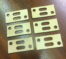 6 Guarnizioni in Pelle per Valvole Unità Pianoforte Lettore Wurlitzer, Nuove