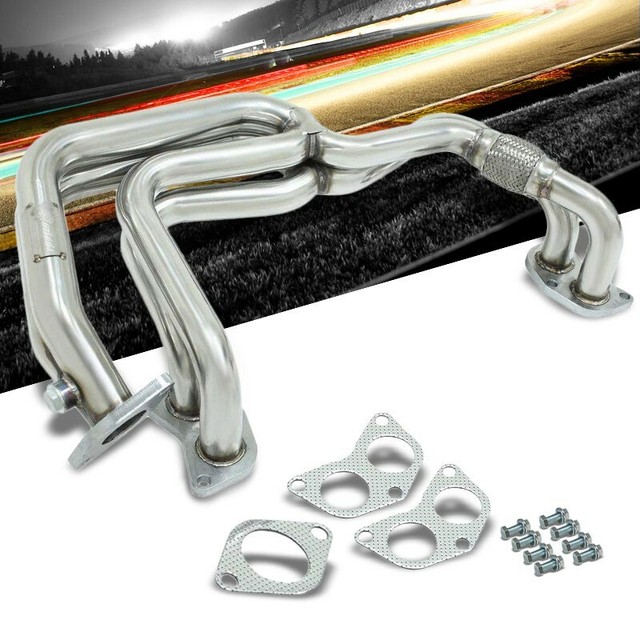Manzo Metallic Stainless Steel Exhaust Header Manifold For 0207 Subaru