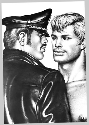 Gay Male Art Leather Daddy Beefcake Gay Interest Gay Physique Tom Of