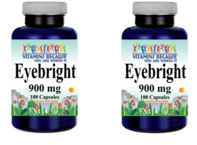 Eyebright 900mg 2X100 Caps Euphrasia officinalis