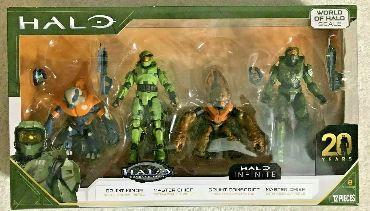  HALO Infinite World of Halo 4'' Figures Series 1 2 3 4  Collection (Choose Figure) (Master Chief (Halo 5)) : Toys & Games