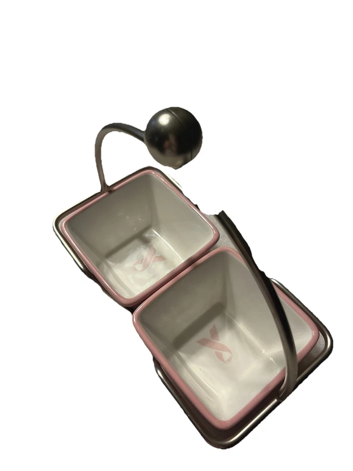 Pampered Chef Pink Trays With Holder - Image 4 of 4