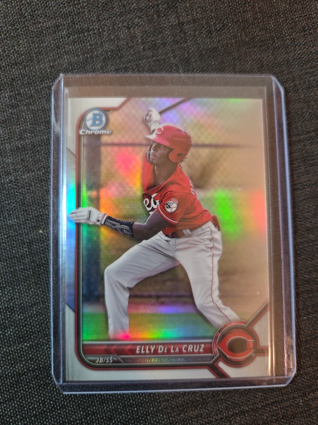 2022 Bowman Chrome - Prospects Elly De La Cruz #BCP-224 Refractor /499 (RC)