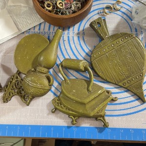 VINTAGE SECTON WALL HANGINGS — SET OF THREE
