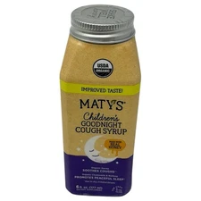 Maty's Organic Children's Goodnight Cough Syrup, Made with Organic Honey 6 Fl.Oz