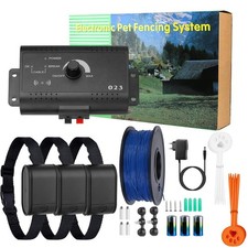 Waterproof Shock Collar Electric Dog Pet Fence System for 1/2/3 dogs Wireless