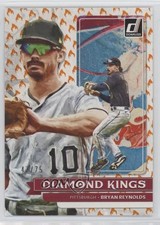 2022 Panini Donruss Diamond Kings On Fire /75 Bryan Reynolds #25 14sq