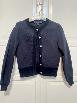 Louis Vuitton Uniform Women s Black Ribbed Uniform Bomber Jacket Size S