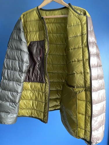 Nanga x Brain Dead Green Puffer Jacket Size Large New - Picture 9 of 10