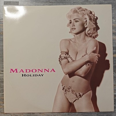 RARE Madonna Holiday 12'' Vinyl Single UK 1991 Sire W0037T EX/EX Collectors
