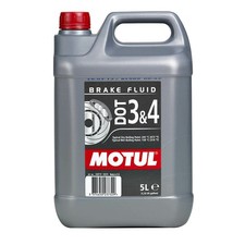 Brake Oil Motorcycle Motul 104247 DOT3/4 5L 16.99 per litre