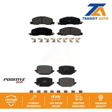 Front Rear Semi-Metallic Brake Pads Kit For Lincoln Aviator KPF-100662