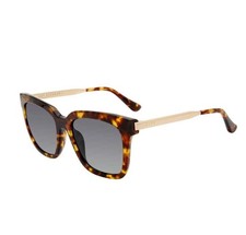 New DIFF BELLA Oversized SUNGLASSES - AMBER TORTOISE POLARIZED - DIFF EYEWEAR