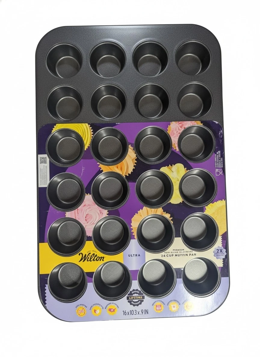 Wilton Ultra Premium Non-Stick 24-Cup Mini Muffin Pan Baking Pan
