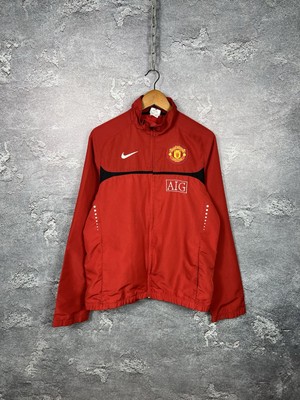 Vintage 2009 Nike Manchester United Nylon Track Top Jacket Vintage 2009 Nike Manchester United Nylon Track Top Jacket