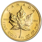 Canadian Gold Maple Leaf 1/4 oz coin from a recent eBay sale