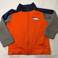 Denver Broncos Zip Up Jacket Toddler 24 Month NFL Team Apparel