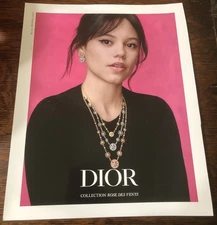 Jenna Ortega for Dior Jewelry / Skechers - Magazine Print Ads - 2-sided