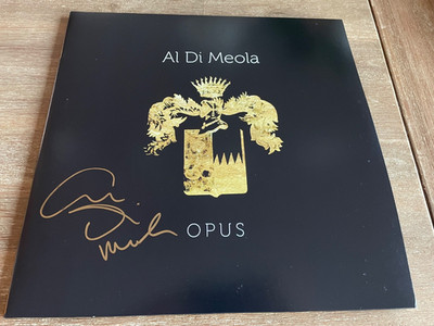 Al Di Meola: OPUS (2 x Vinyl Schallplatte) Signiert