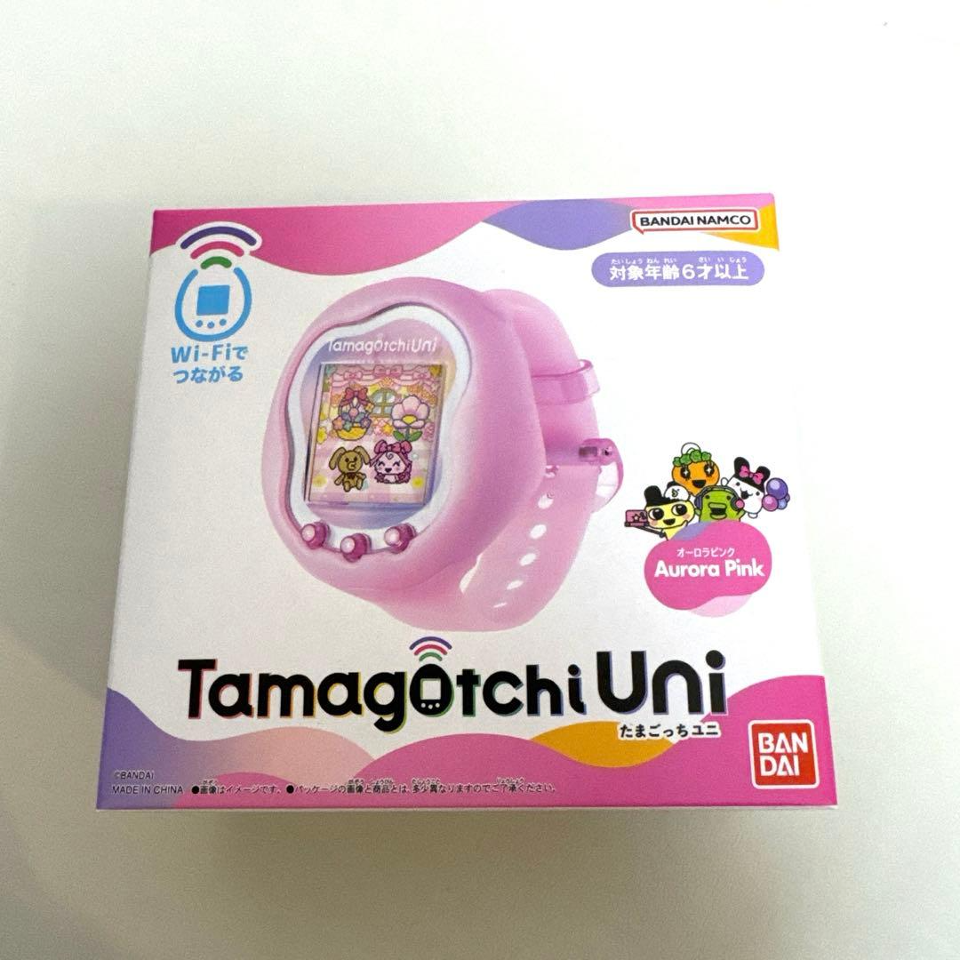 Tamagotchi Uni Aurora Pink Premium Bandai Limited Color New JAPAN