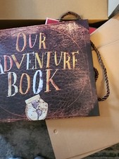 Scrapbook Photo Album,Our Adventure Book Scrapbook, Embossed Words Hard Cover
