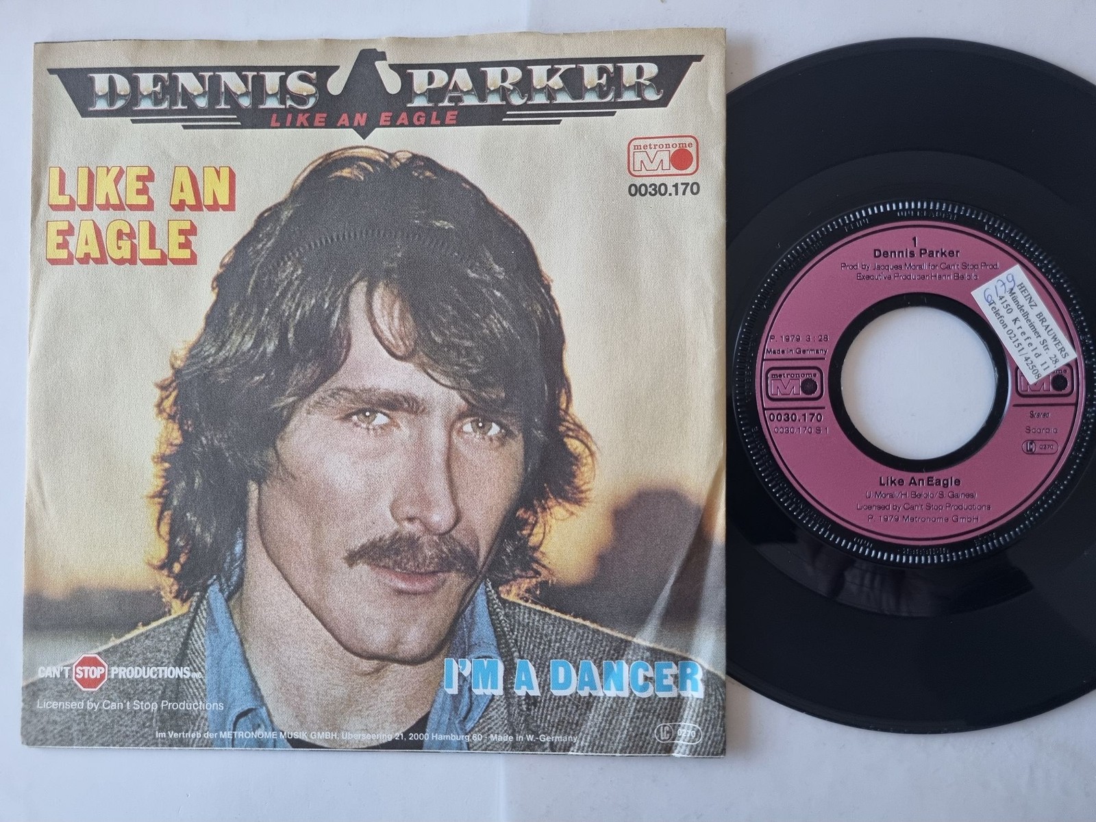 Dennis Parker - Like An Eagle 7'' Vinyl Germany
