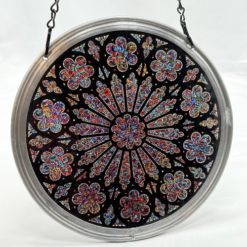 Washington National Cathedral Rose Window Glassmasters Suncatcher