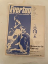 Everton v Newcastle United 24 Oct 1970 70/71 Season