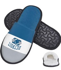 Detroit Football Slippers Size 11
