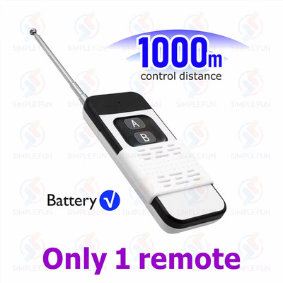 Universal Wireless Remote Control Switch 433Mhz 2 CH Type-C 5V DC 12V 24V 36V 48