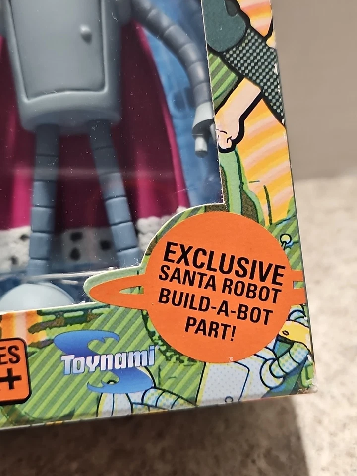 Toynami Futurama Serie 5 Super King Bender Figura Robot Santa Build-A-Bot Nuevo en Paquete Foto 3 de 4