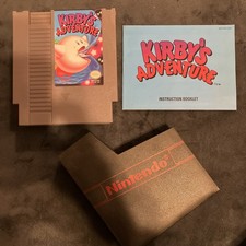 Kirby's Adventure 1993 Nintendo NES with Manual and Sleeve