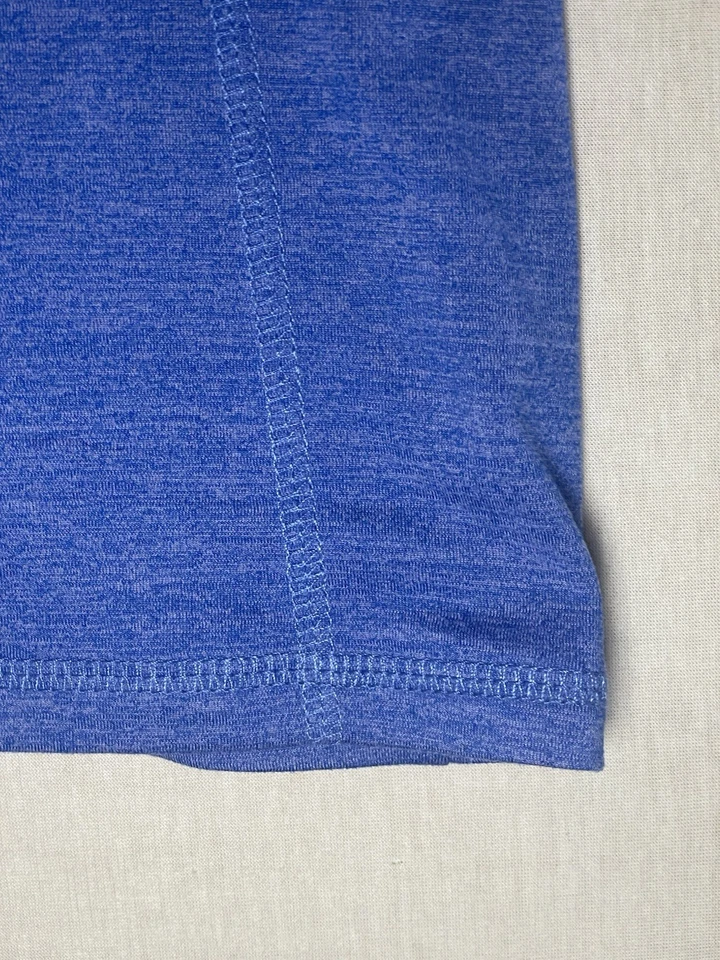 Top de golf Callaway para mujer con cremallera en cuarto azul grande manga larga Foto 4 de 4