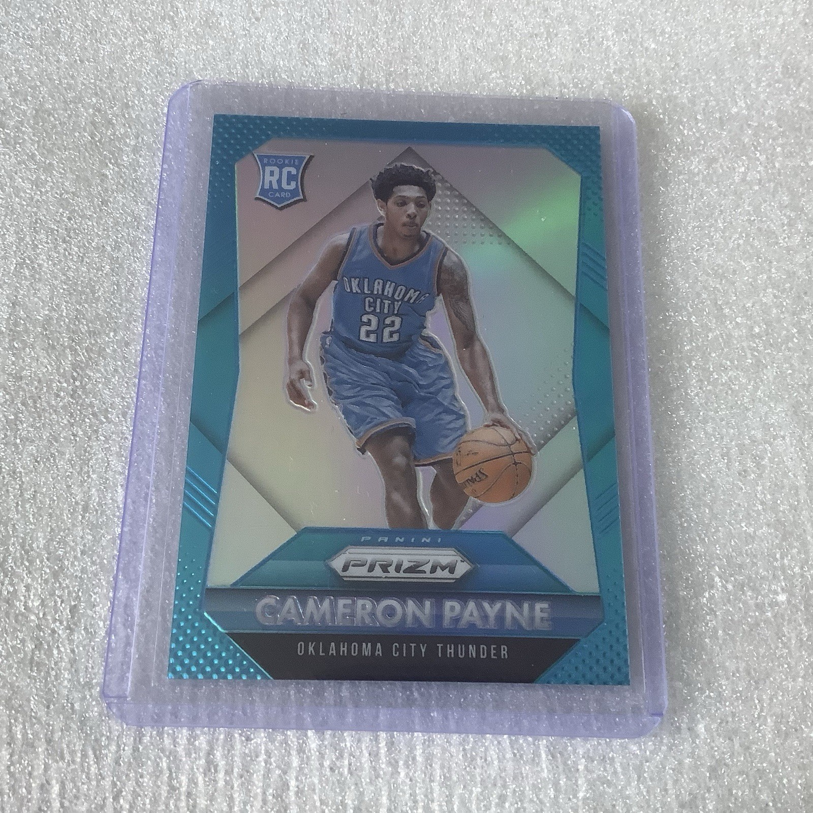 2015/16 PANINI PRIZM #312 CAMERON PAYNE RC LIGHT BLUE PRIZM /199