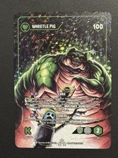 Dead World TCG Whistle Pig 204/184 SR Borderless Holo Card Kickstarter 2025
