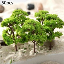 Professional Model Trees 50PCS Replacement Trees Model Garden Train Railway