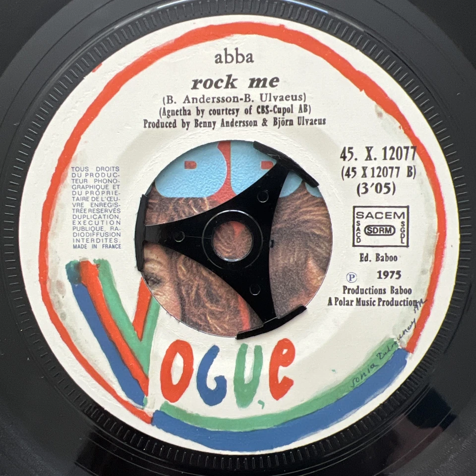 ABBA – I Do, I Do, I Do, I Do, I Do 7'' Vinyl IMPORT 1975 TESTED NM VIDEO CLIP - Image 4 of 4