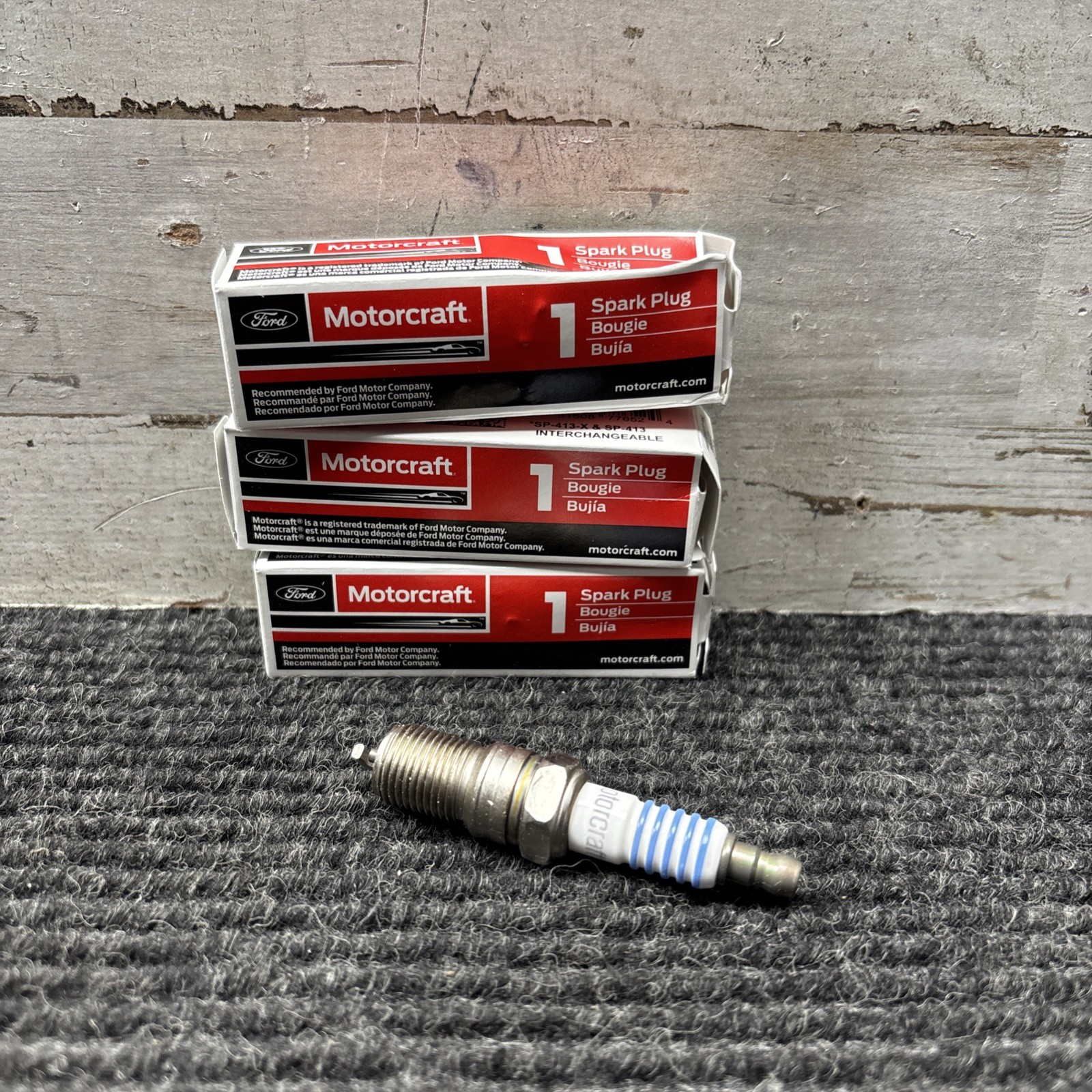 4 Pack Motorcraft SP413X Suppressor Spark Plug