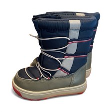 OshKosh B'Gosh Blue/Gray Unisex Slip On Snow Boot Toddler Little Kids Size 10M
