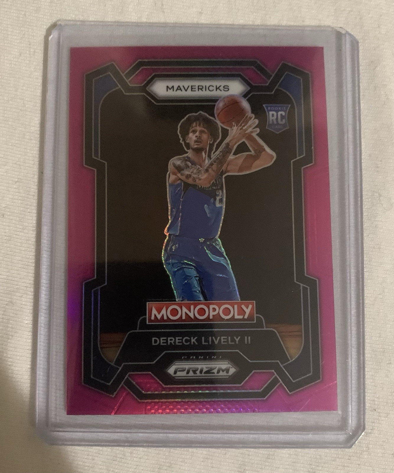 2023-2024 Pink Prizm Monopoly Dereck Lively 11  149/149