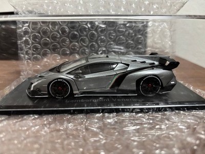KYOSHO Lamborghini Veneno 1/43 Silver Diecast Model Car Adult Collectible