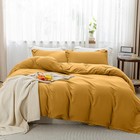 3 Piece Soft Duvet Cover Set Dual Sided Quilt Cover Bedding Sets Twin Queen King